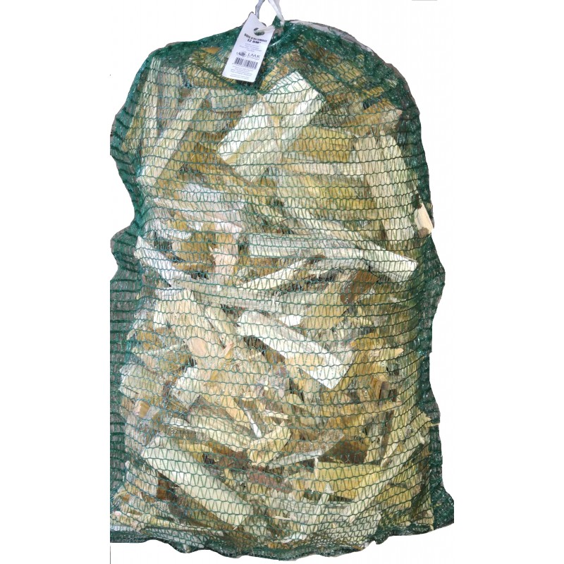 Sac / filet de bûchettes allume-feu - 12 kg | Sèvaflam - Énergie Bois