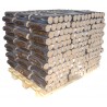 Buches de bois densifié par palette de 117 packs